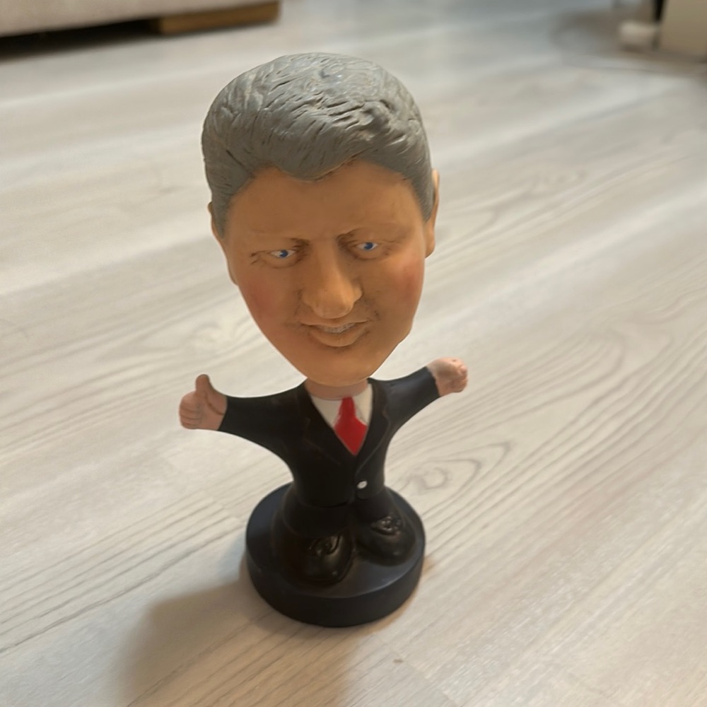 Antique Rare Collector Collection Bill Clinton Bobblehead Late 1900's 25+ Years
